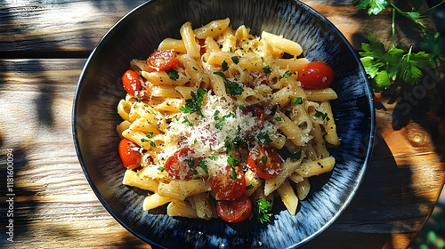Pasta with Tomatoes, Parsle...