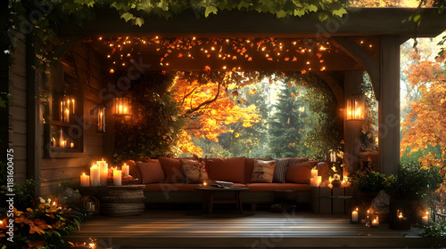 Cozy Autumn Porch Decor Cre...