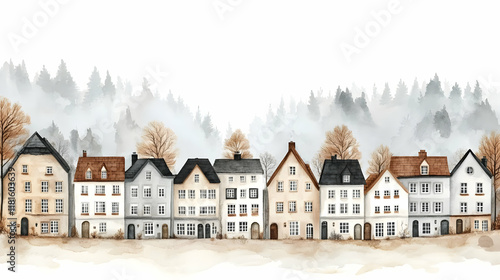 Charming Town Houses Line S...