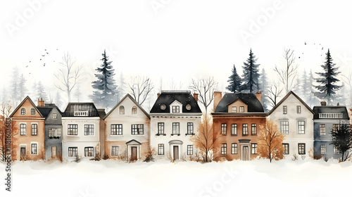 Charming Winter Houses Ador...
