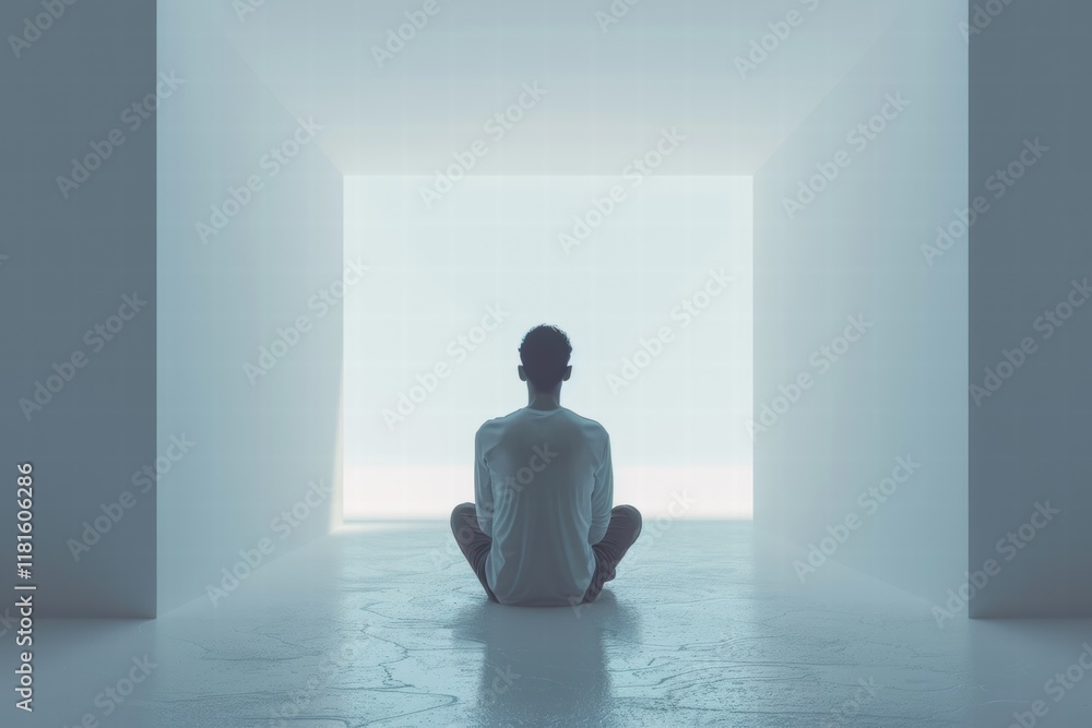 Artistic introspection and self-awareness imagery representing inner thoughts. Artistic introspection and self-awareness imagery representing inner thoughts.