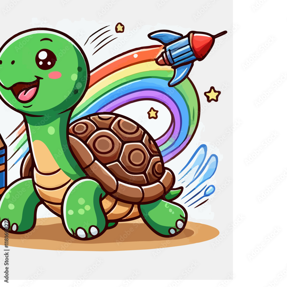 Fototapeta premium turtle illustration