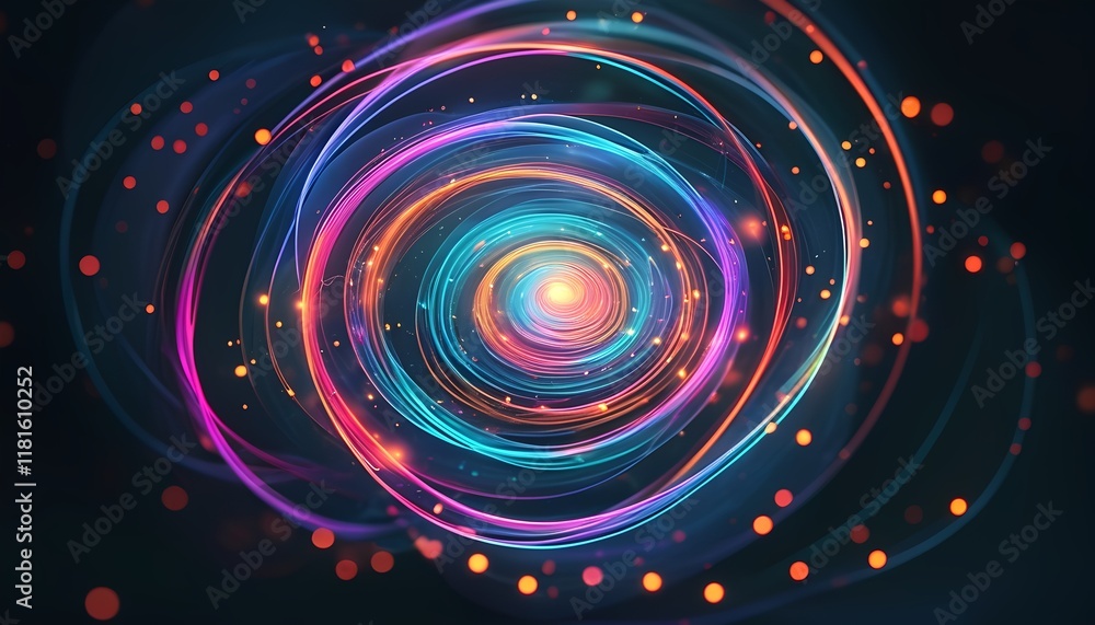 Obraz premium abstract background with circles