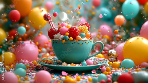 Candy Explodes into a Teacu...