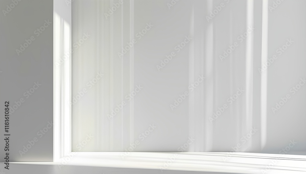 Fototapeta premium white room with window
