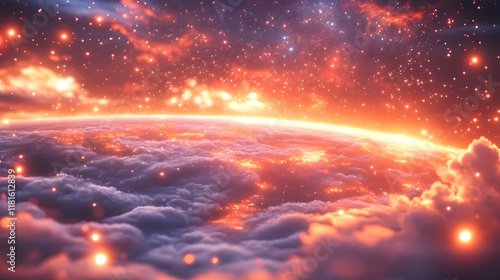 Sunrise Illuminates Clouds ...