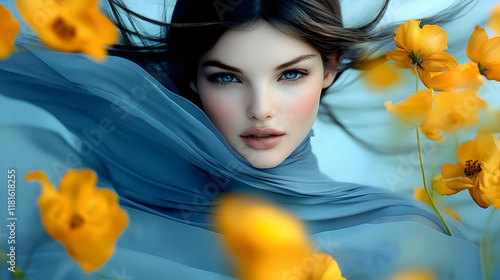 Blue Veil Flows, Yellow Flo...