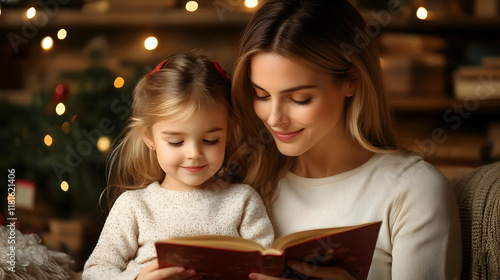 Family Reads Book Together ...