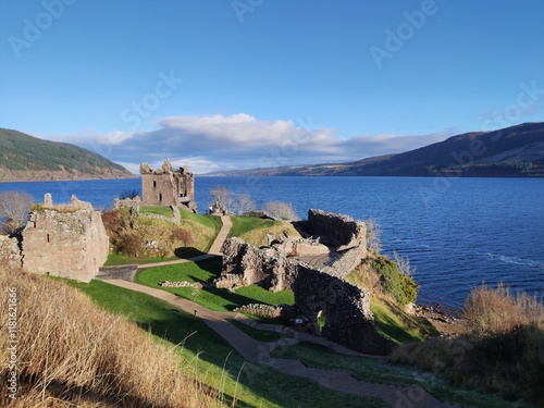 Castle Urquhart, Loch Ness, Inverness, Scotland photo