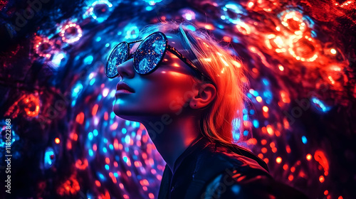 Neon Lights Reflect in Sung...
