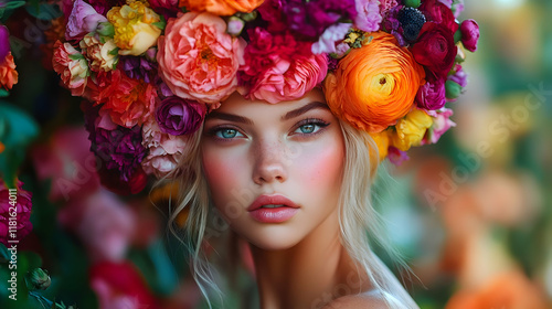 Floral Beauty Embraces Colo...