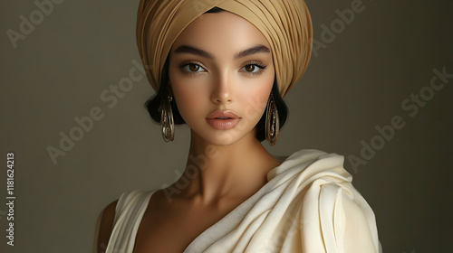 Elegant Turban Style: Fashi...