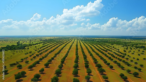Trees Grow in Rows Across L...