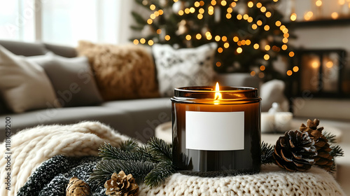 Cozy Winter Decor: Candle, ...