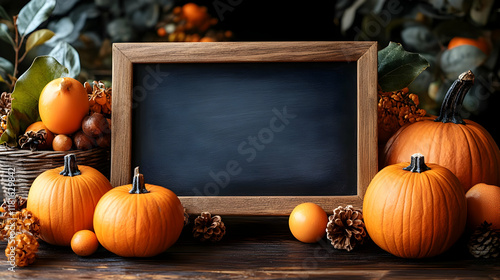Pumpkins, gourds, pine cone...