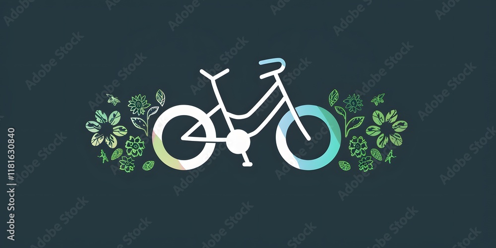 sign on a bicycle sign on a bicycle