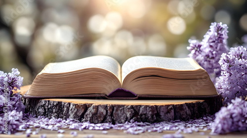 Open Book Rests Peacefully ...