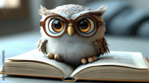 Wise Owl Reads a Book: Educ...