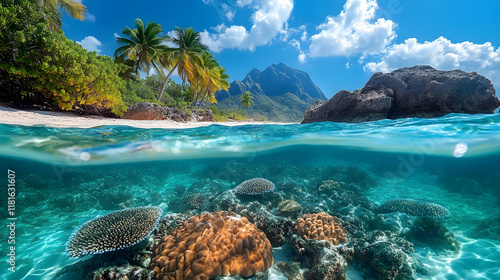 Tropical Island Reef Meets ...