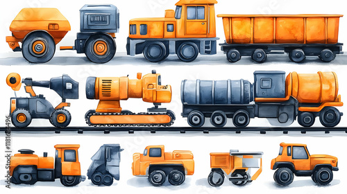 Construction Vehicles Worki...