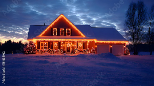 Holiday House Lights Twinkl...