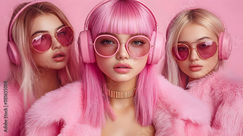 Pink Fashion Girls Wear Pin...