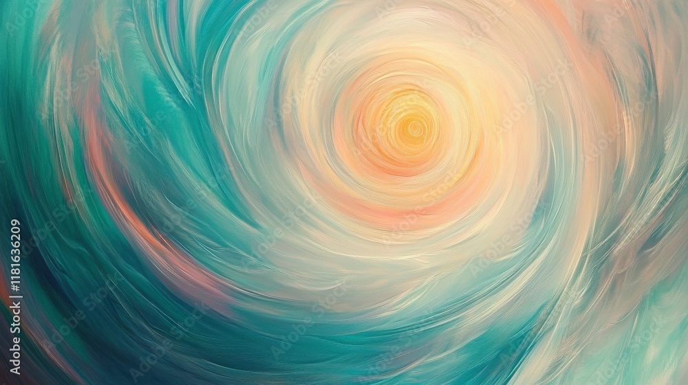 Fototapeta premium Abstract Swirling Colors, Dynamic Color Palette, Expressive Brushstrokes, Fluid Art Design, Intriguing Abstract Art