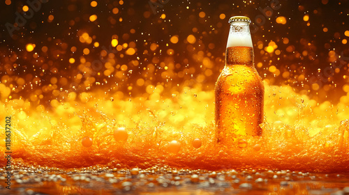 Golden Drink Splashes Energ...