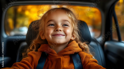 Happy Child Smiles Brightly...