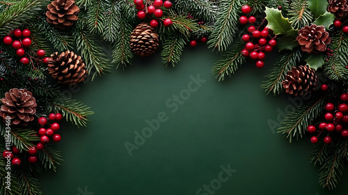 Christmas Pine Cones, Red B...