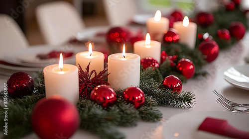 Christmas Table Decor: Cand...