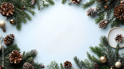 Christmas Pine Cones and Or...