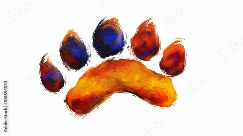 Paw Print Painting Creates ...