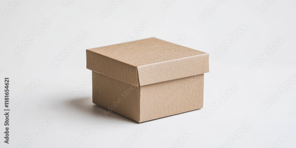 Isolated brown paper box on a white background, showcasing the simplicity and versatility of the brown paper box for various uses and creative packaging solutions. Isolated brown paper box on a white background, showcasing the simplicity and versatility of the brown paper box for various uses and creative packaging solutions.