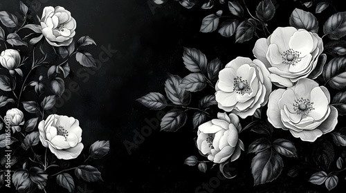 White Roses Bloom Beautiful...