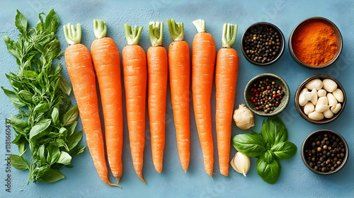 Fresh Carrots with Herbs an...