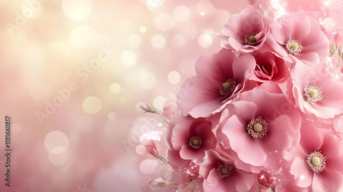 Pink Flowers Bloom Beautifu...