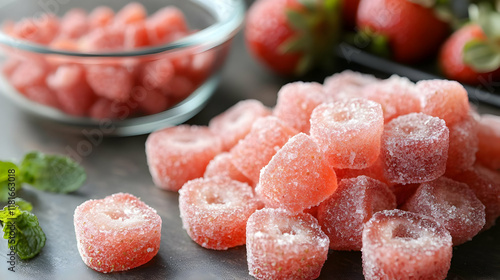 Strawberry Gummy Candies De...