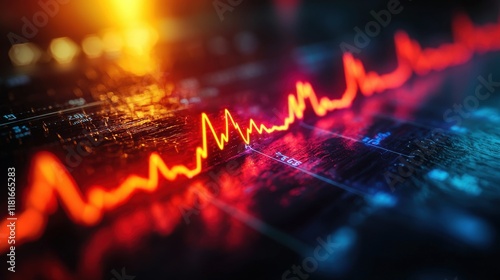 Wallpaper Mural Monitoring heart health macro shot of heart monitor interface displaying vivid e standard in a clinical environment Torontodigital.ca