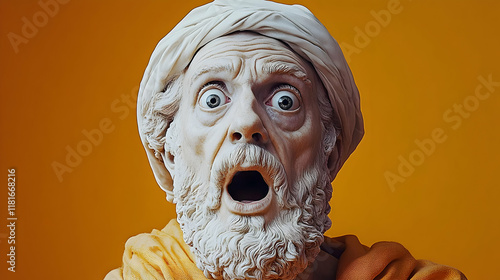 Statue Expresses Shock and ...
