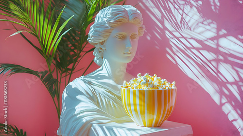 Sculpture, Popcorn, Plant o...