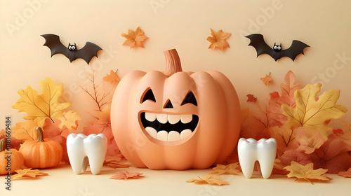 Happy Halloween Pumpkin, Te...