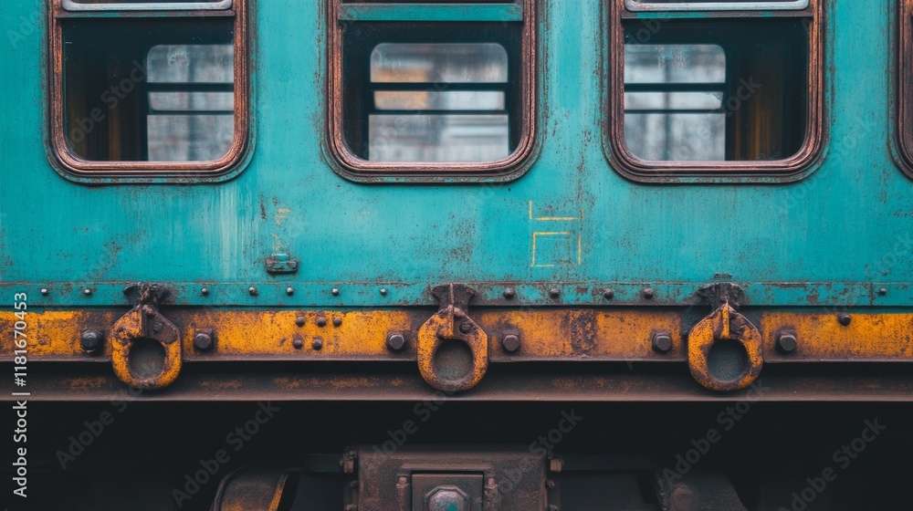 Train with square windows and simple wheels Train with square windows and simple wheels