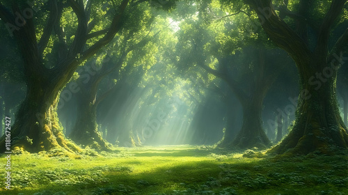 Sunlight Filters Through Lu...