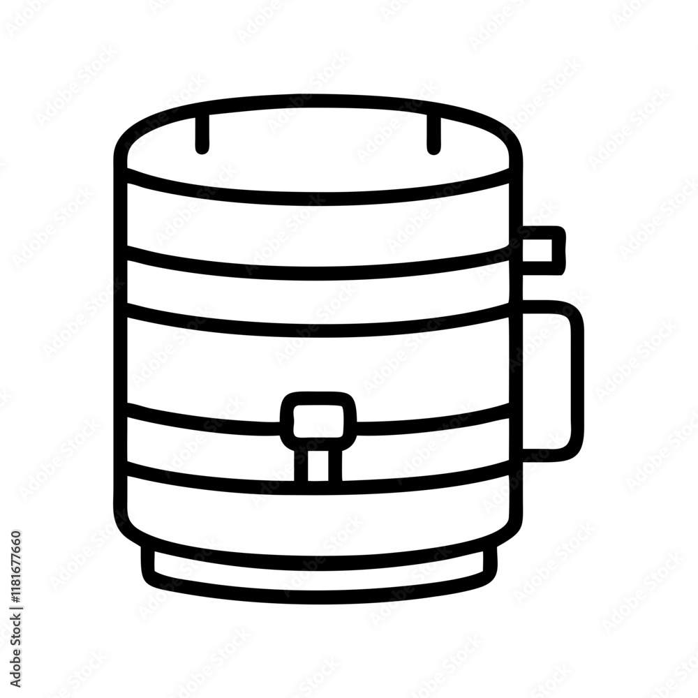 beer keg icon, drinks line art, drinks vector - simple black line art icon of beer keg perfect for logos, and drinks-themed designs. beer keg icon, drinks line art, drinks vector - simple black line art icon of beer keg perfect for logos, and drinks-themed designs.