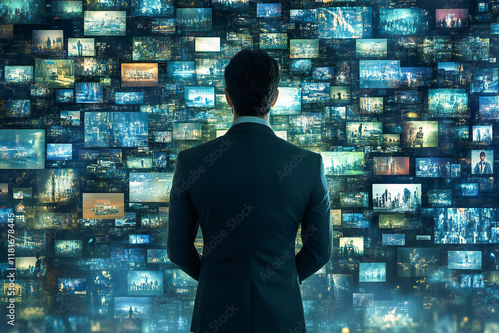 Concept of connection and communications, connection networks. business people with a network of connections Concept of connection and communications, connection networks. business people with a network of connections