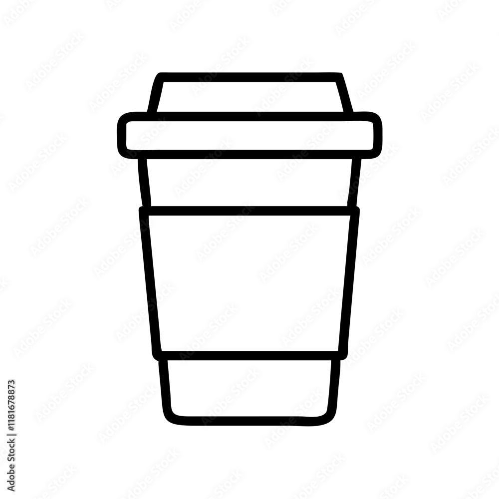 coffee cup icon, drinks line art, drinks vector - simple black line art icon of coffee cup perfect for logos, and drinks-themed designs. coffee cup icon, drinks line art, drinks vector - simple black line art icon of coffee cup perfect for logos, and drinks-themed designs.