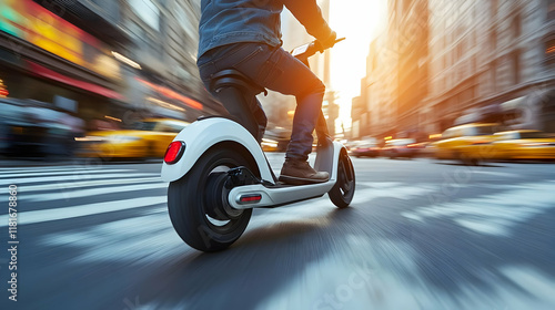 Electric Scooter Rides Thro...