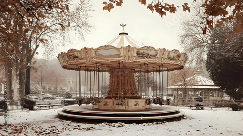 Carousel Stands Still in Sn...