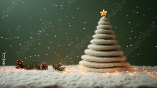 Cozy Knitted Christmas Tree...
